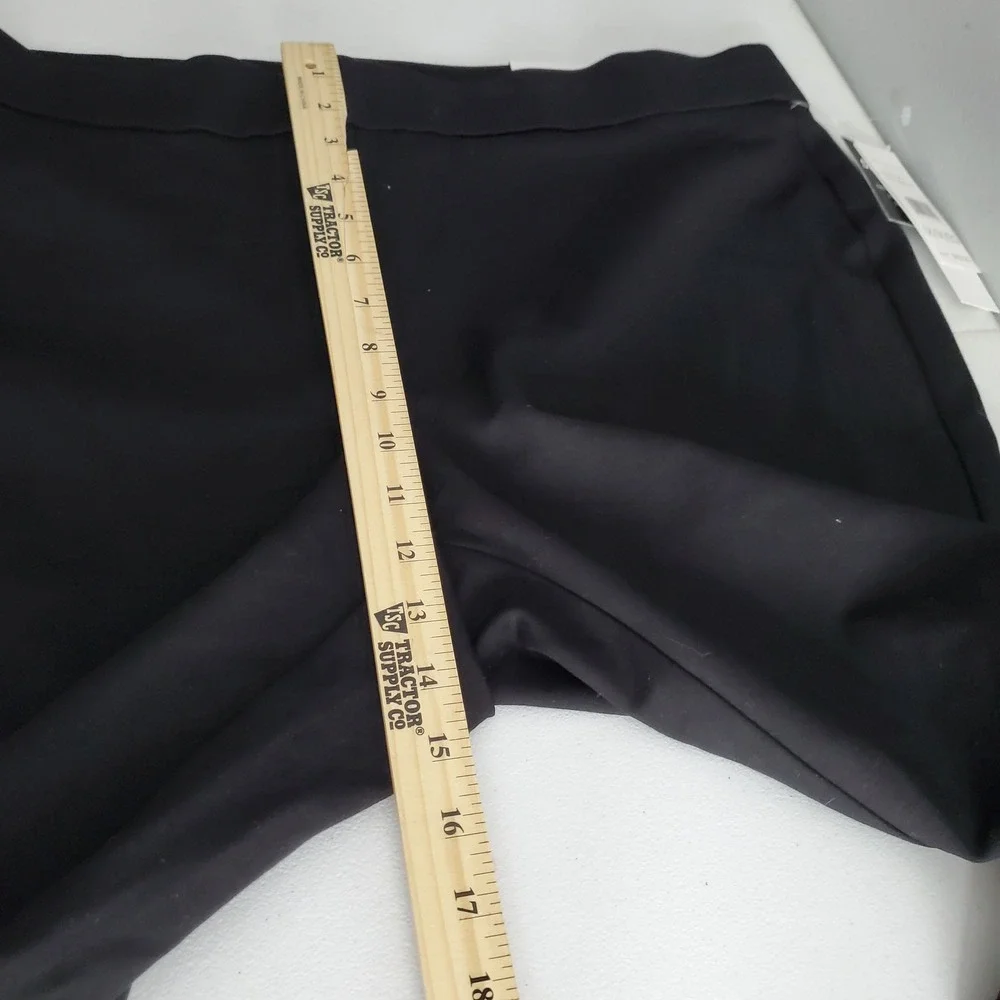 NWT Rafaella The Boot High Rise Slimming Bootcut Pants Black Plus 1X Career